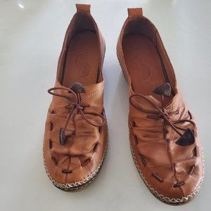 Lemon and Lime Willma Tan Wedge